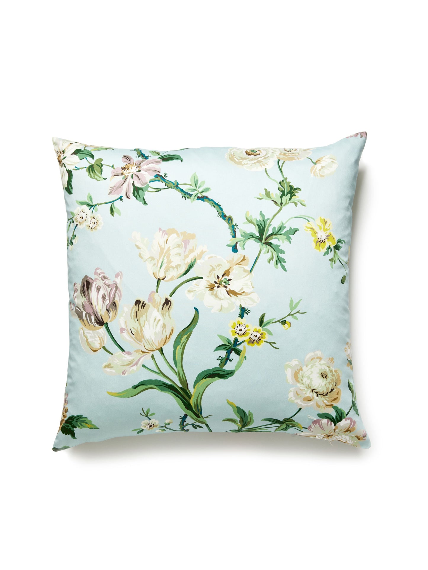 SCALAMANDRE PILLOWS BOTANICAL / FOLIAGE SQUARE - B0 0002SDDK3506 NEW SKU # B0SDDK35060002