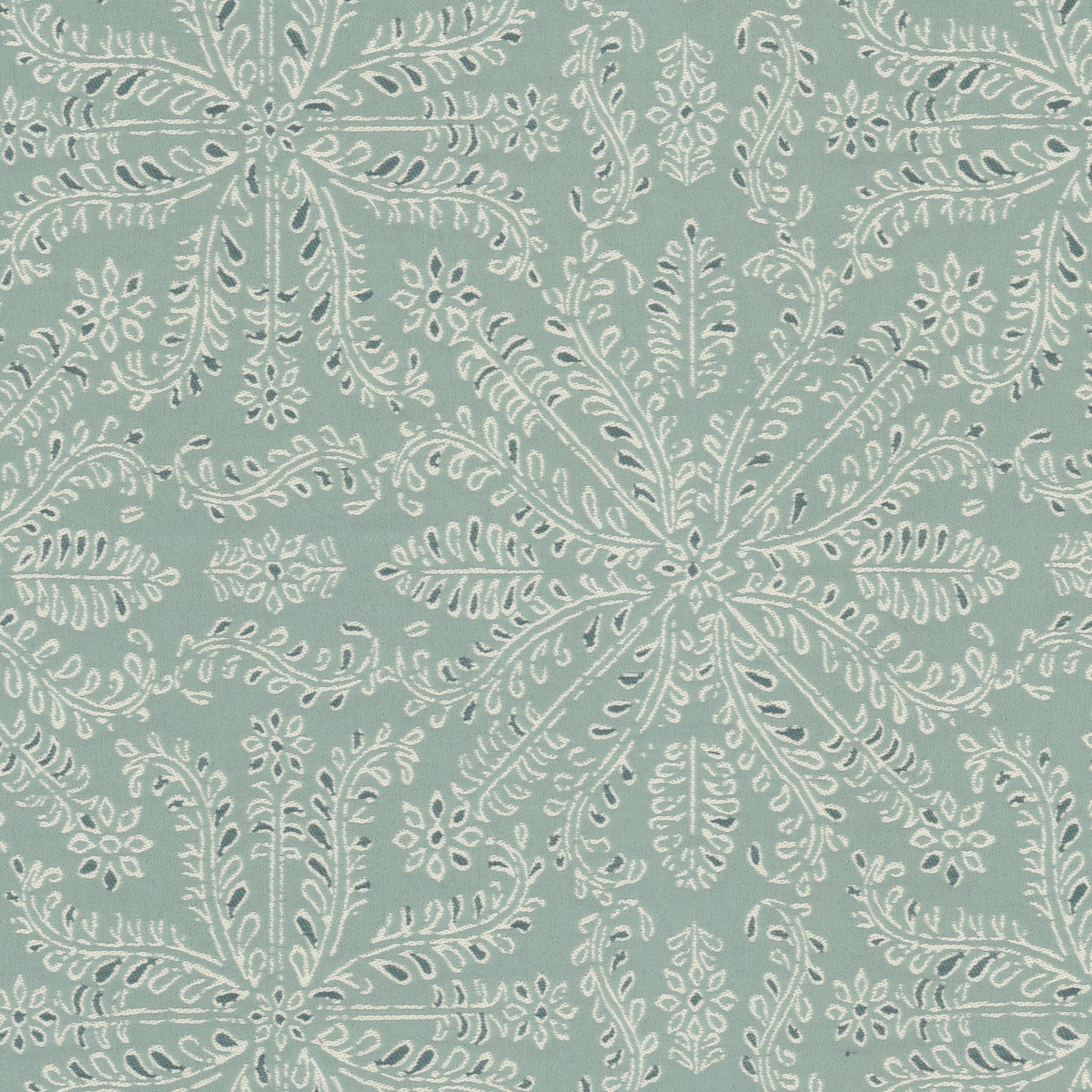 STOUT TEXTILES MULTIPURPOSE,WOVENS TRANSITIONAL,, FLORAL AQUA - BABB-1