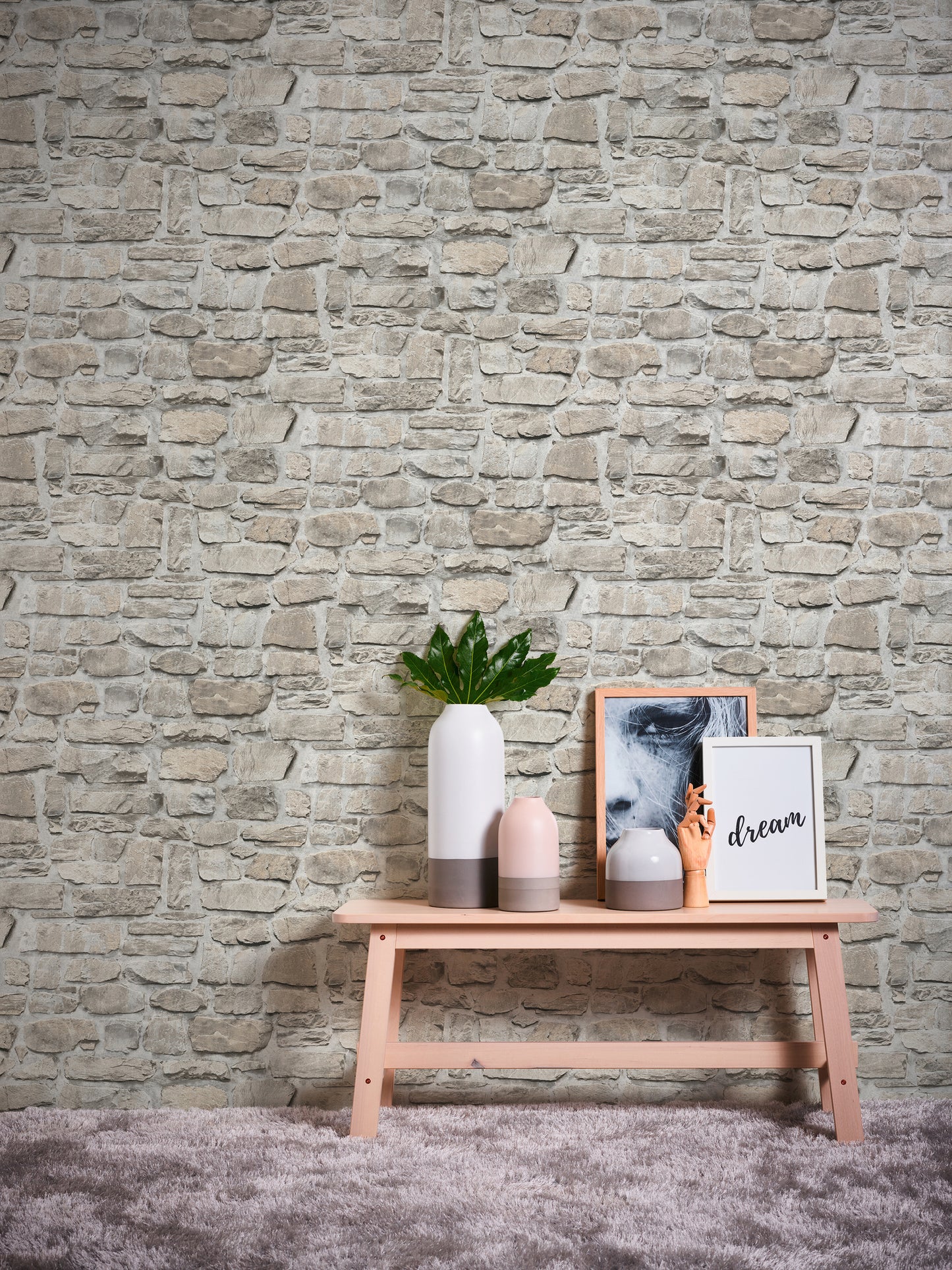 GALERIE WALLCOVERINGS The Bricks And More Silver - Grey - BB51130