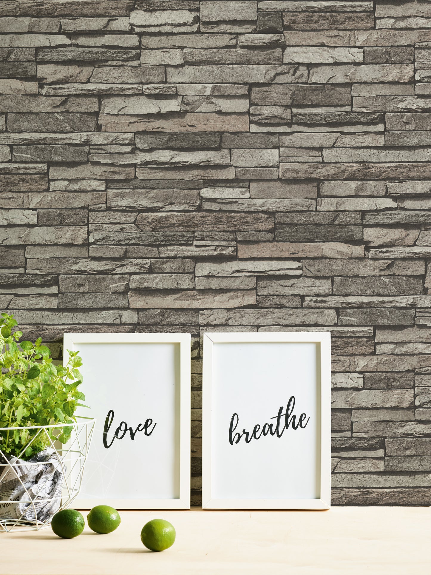 GALERIE WALLCOVERINGS The Bricks And More Silver - Grey - BB51148