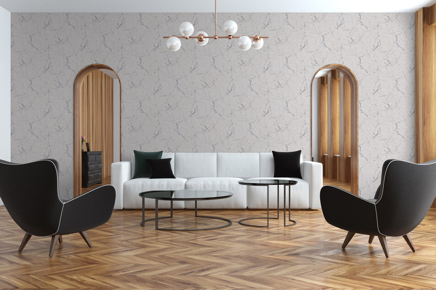 GALERIE WALLCOVERINGS The Bricks And More Silver - Grey - BB51156