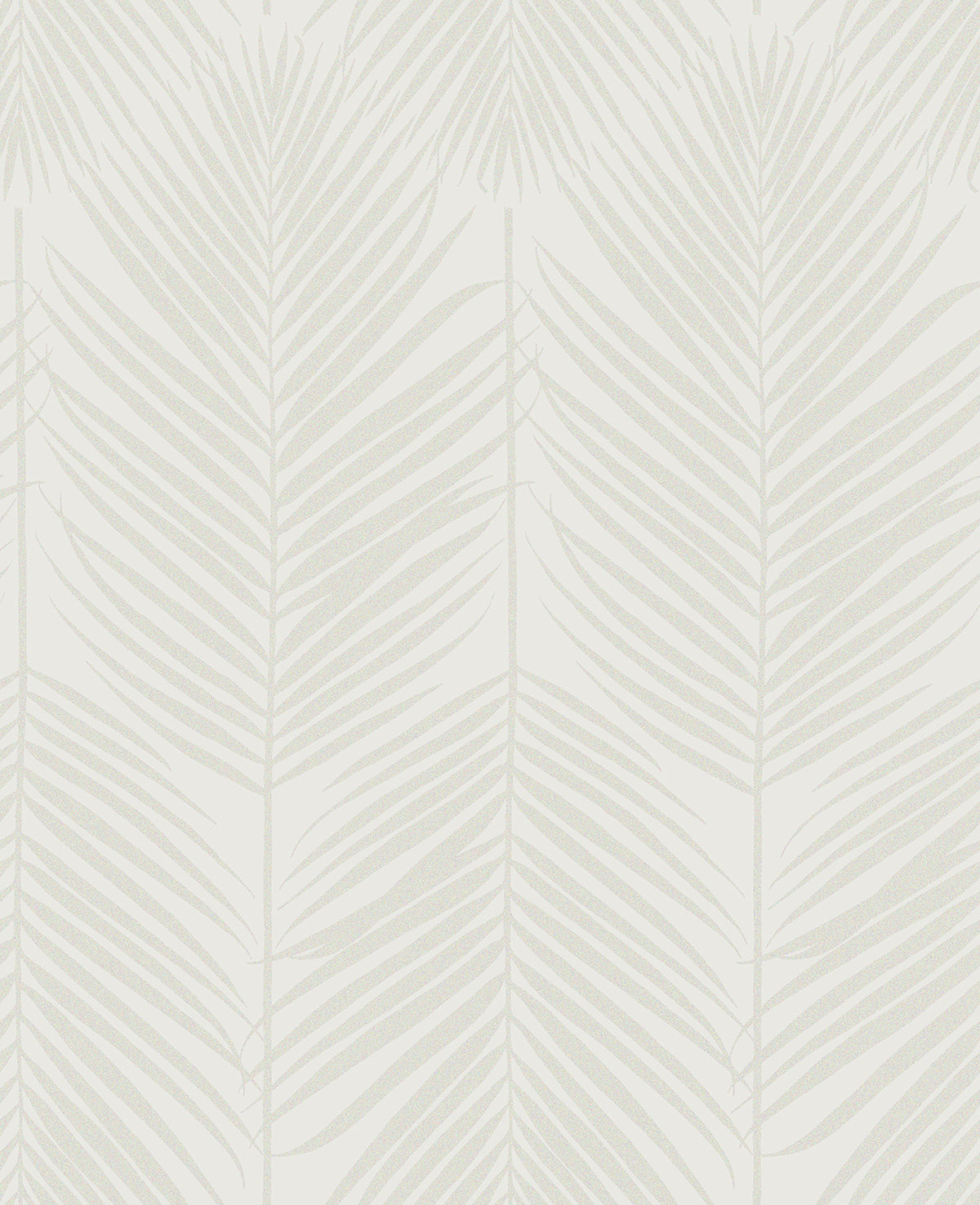 Seabrook Designs Etten Beaded Persei Palm Botanical Contemporary Off-White Semi-Gloss - BD50000