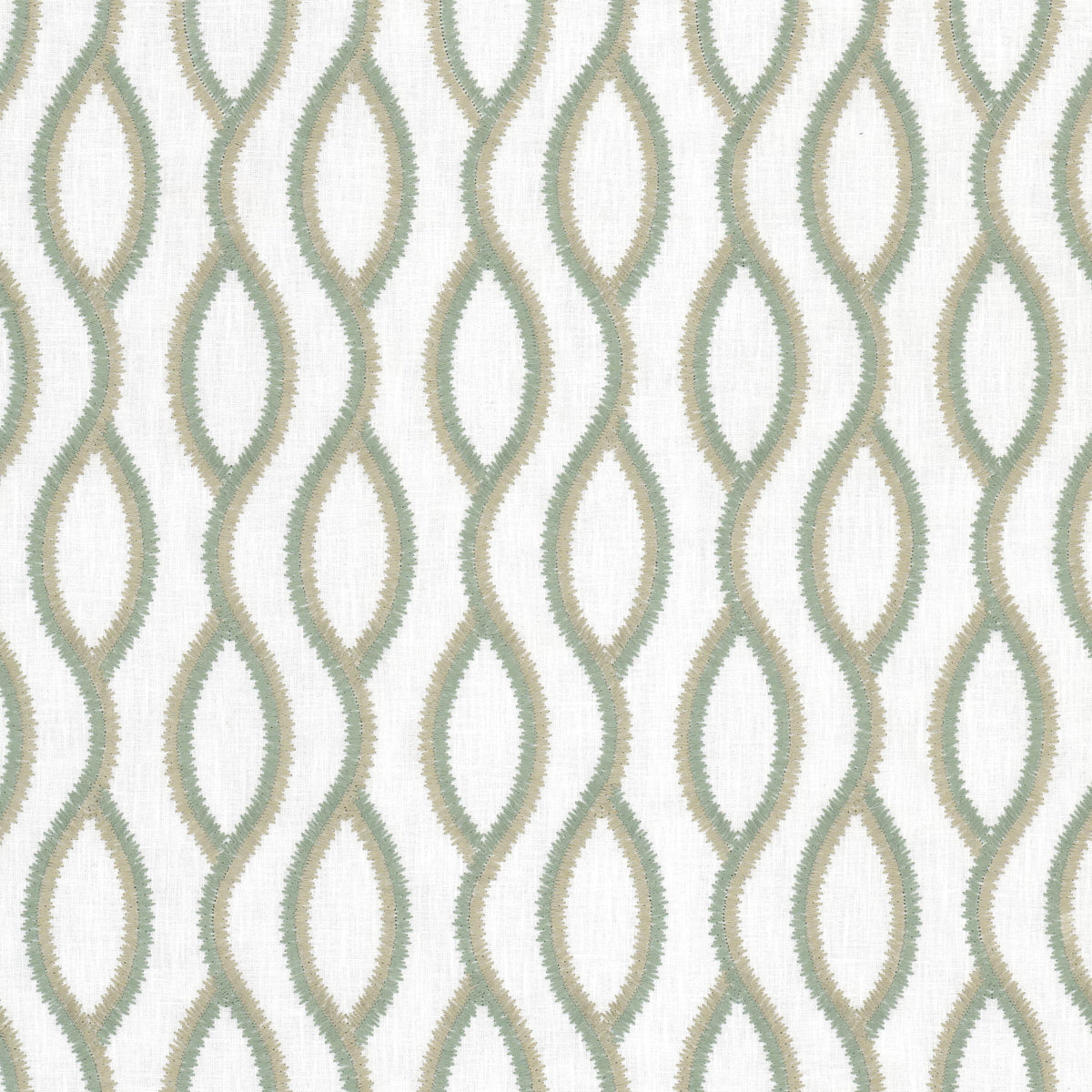 STOUT TEXTILES MULTIPURPOSE,EMBROIDERIES TRANSITIONAL,, OGEE SEACREST,SEAMIST,SEASPRAY - BECA-3