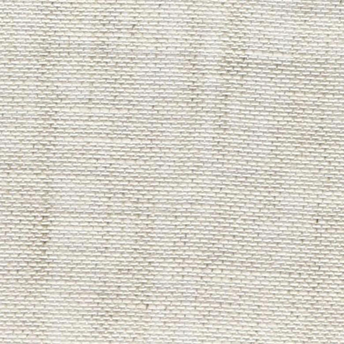 Cream linen-style woven fabric close-up with tight beige fibers and subtle texture.