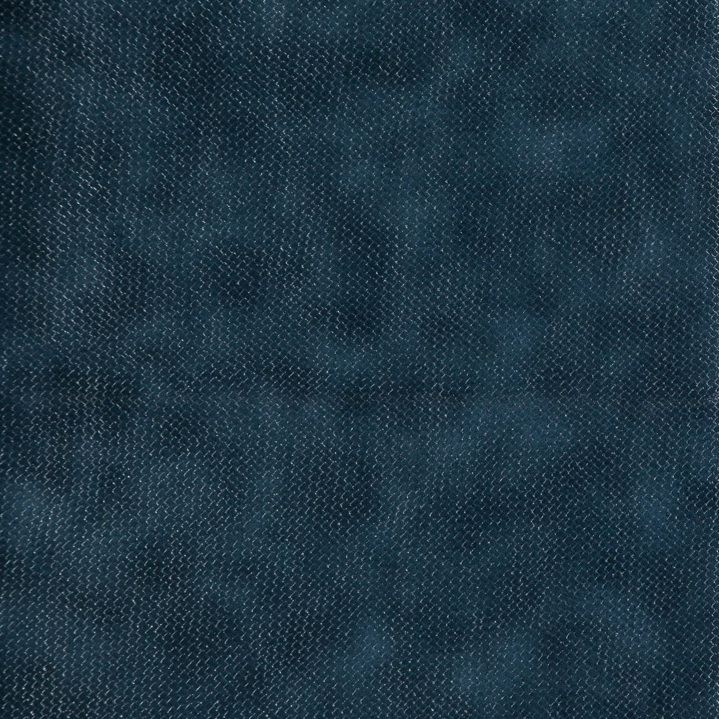Blue vegan leather vinyl texture; close-up detail of the surface.