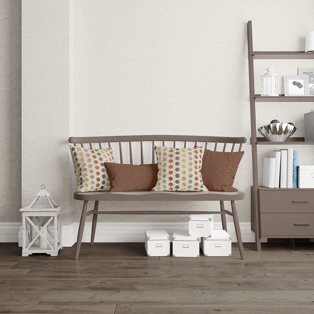 Brown Spice solid fabric swatch with visible weave texture.