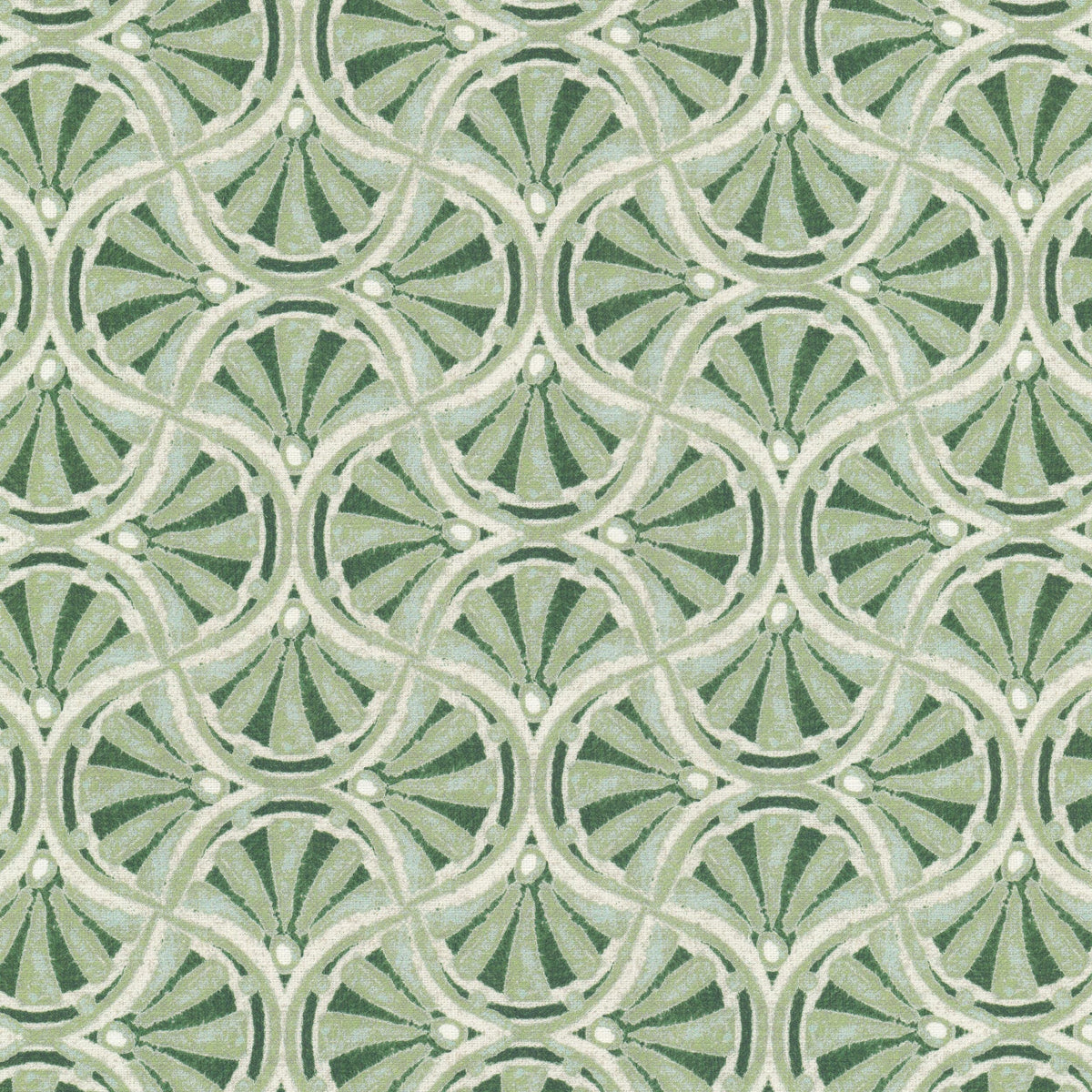 STOUT TEXTILES MULTIPURPOSE,PRINT TRANSITIONAL,, OGEE SEAFOAM,SEAMIST - BISH-1