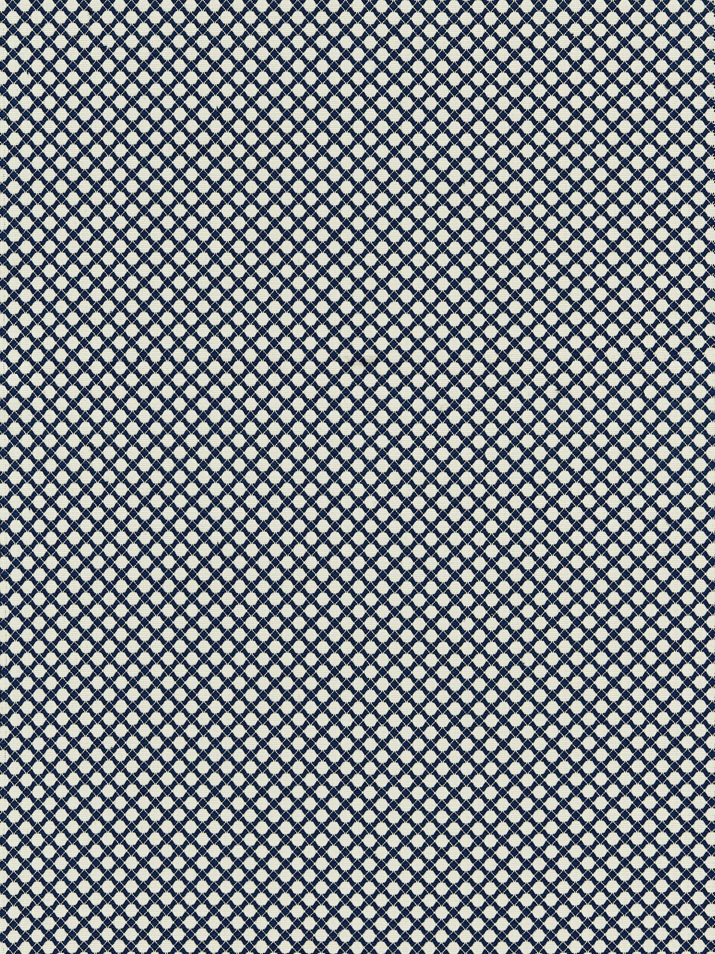 SCALAMANDRE BELLAIRE TRELLIS FABRIC INDIGO - BK 0005K65121 NEW SKU # BKK651210005