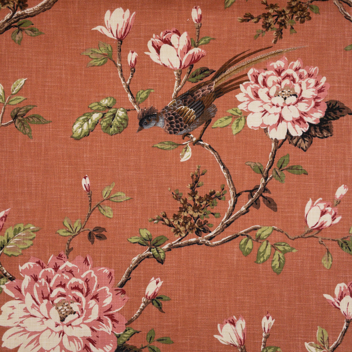 STOUT TEXTILES MULTIPURPOSE,PRINT TRADITIONAL, FLORAL CLAY,TILE - BLOS-2