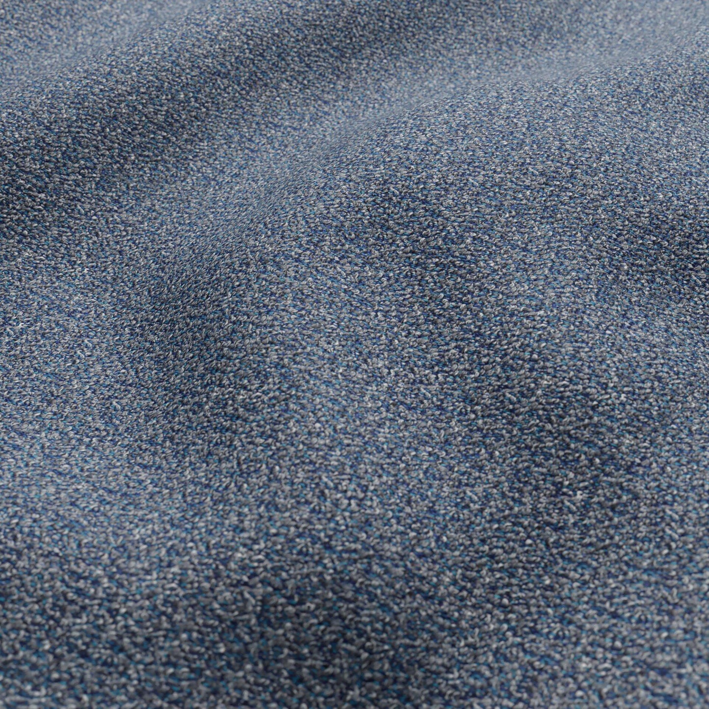 JF Fabrics FibreGuard Outdoor BOARDWALK 67 Fabric Plain, Texture Blue, Grey Boucle, Outdoor - 9735767 J9551