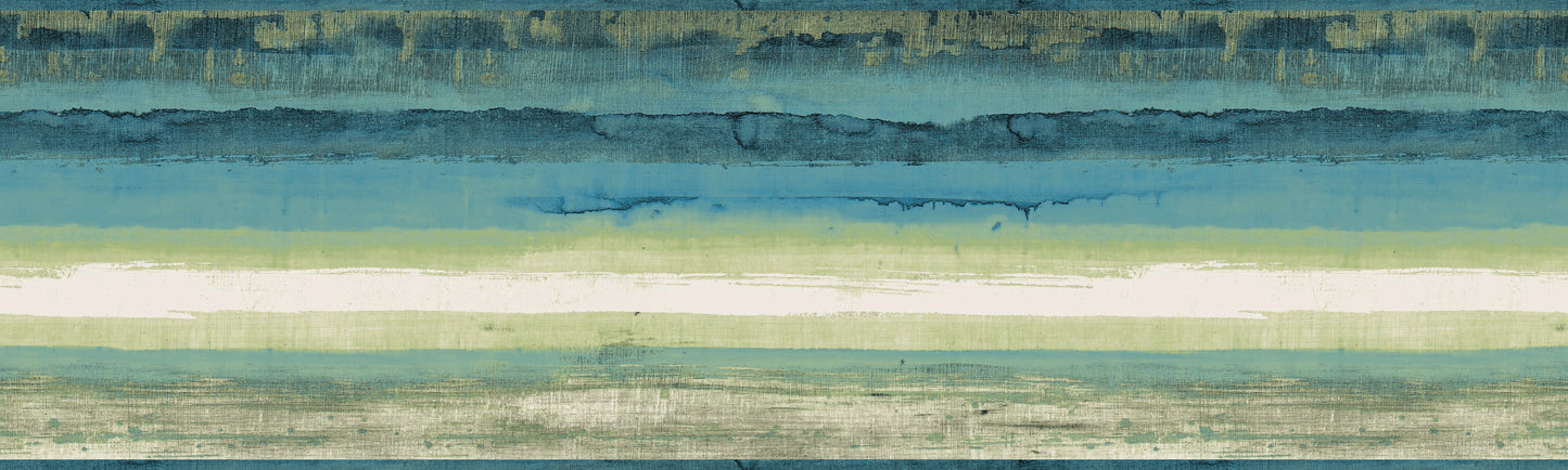 York Wallcoverings Earthy Tones Mesa Green Border Greens Wallpaper - BP8266BD