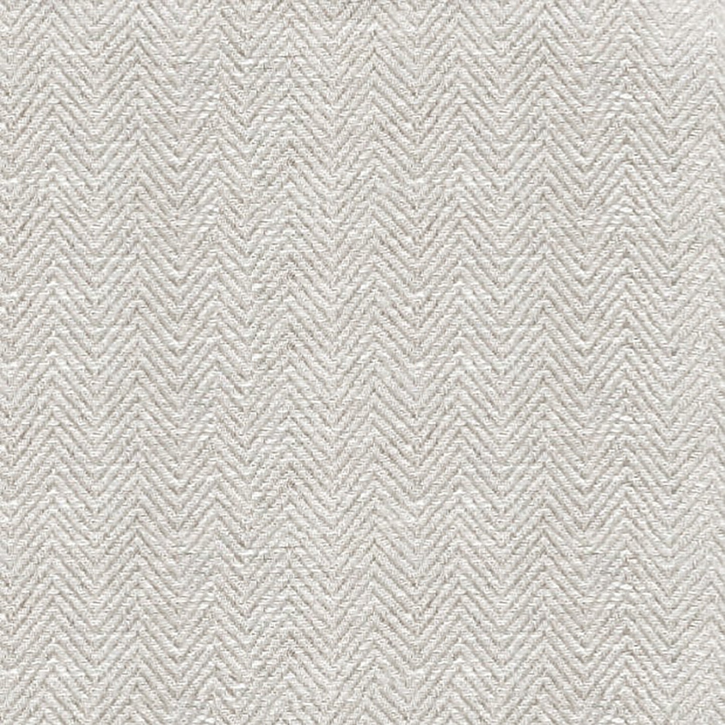 Light beige herringbone woven fabric with soft, linen-textured upholstery feel.
