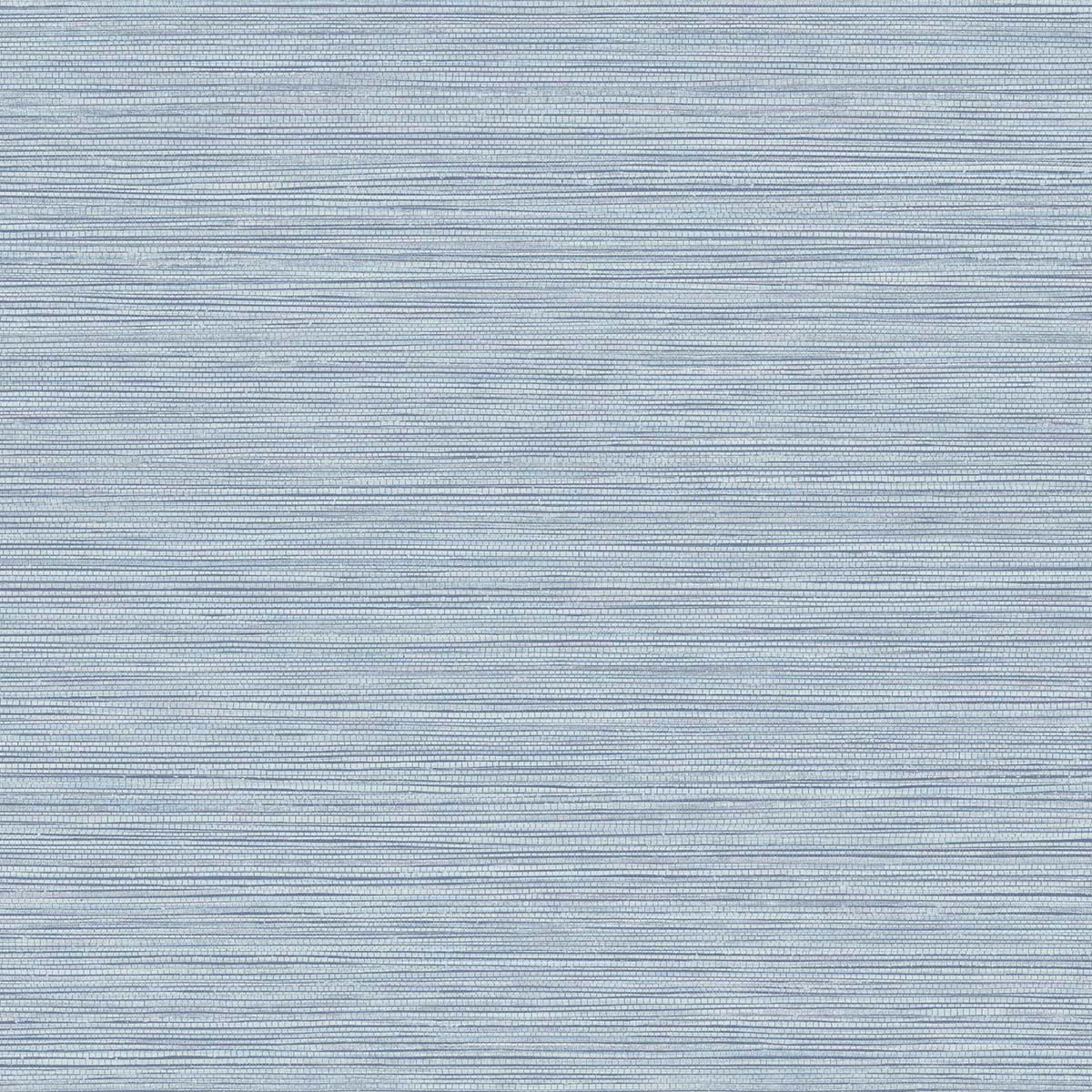 Seabrook Designs Texture Gallery Grasslands Faux Grasscloth Contemporary Blue Matte - BV30102