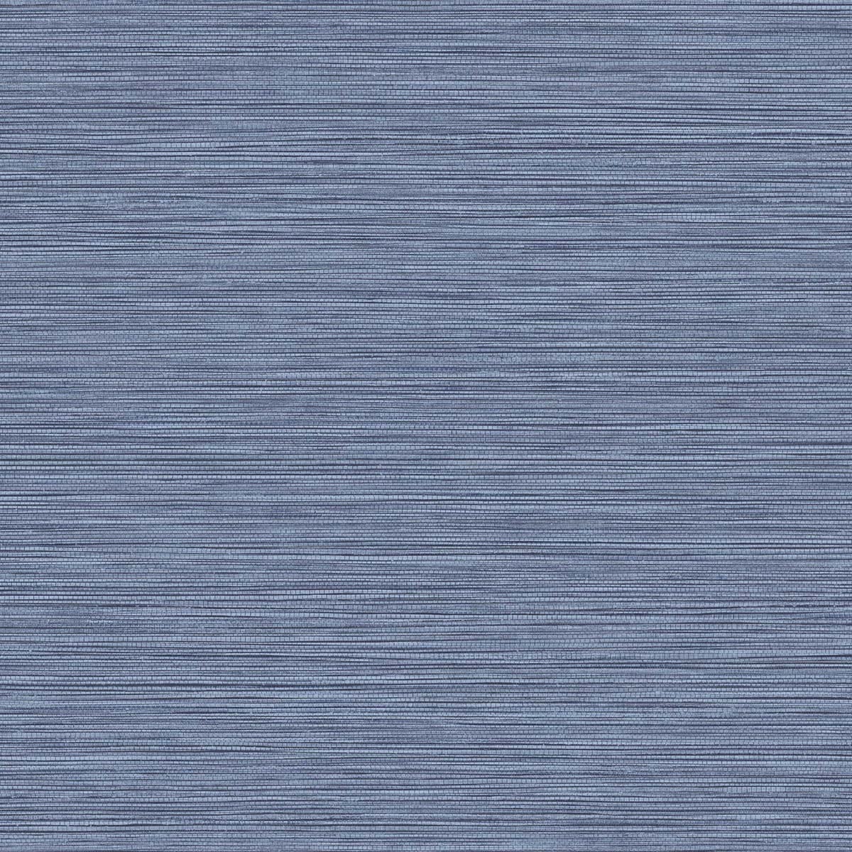 Seabrook Designs Texture Gallery Grasslands Faux Grasscloth Contemporary Blue Matte - BV30112