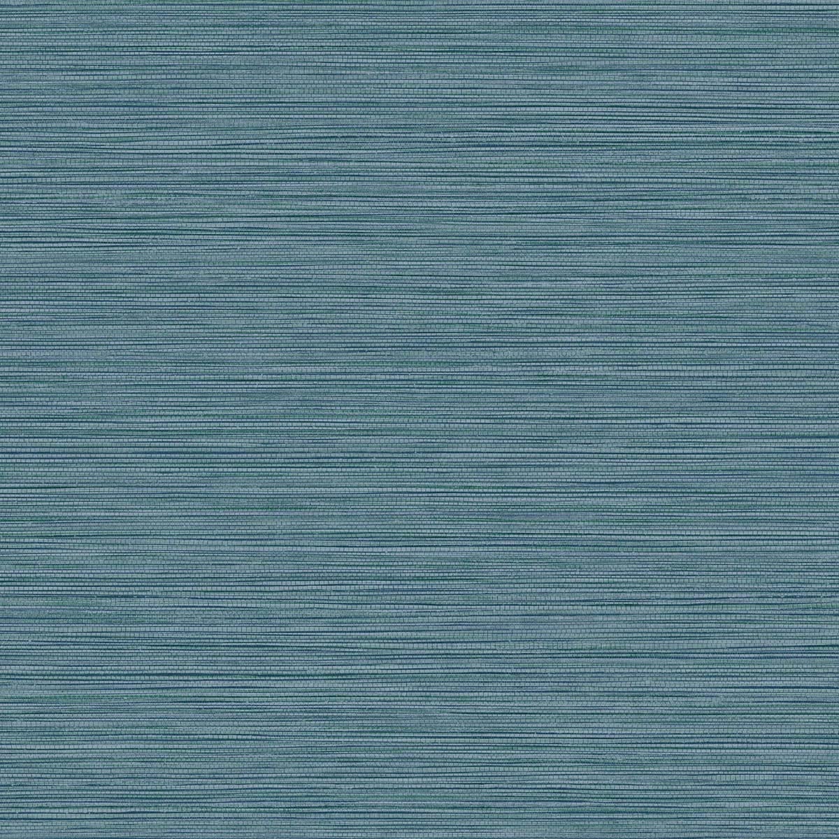 Seabrook Designs Texture Gallery Grasslands Faux Grasscloth Contemporary Blue Matte - BV30116