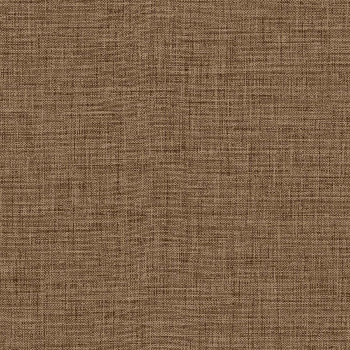 Brown linen fabric texture with a warm earthy weave, suitable for upholstery or crafts.