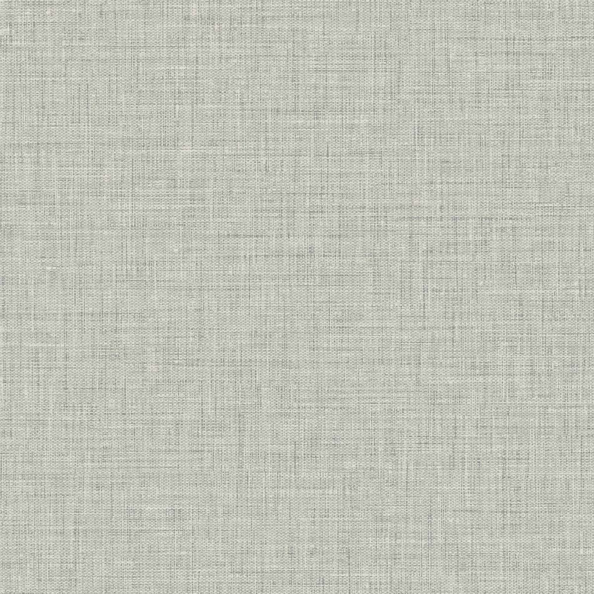 Light gray linen-textured woven fabric swatch for upholstery or drapery use.