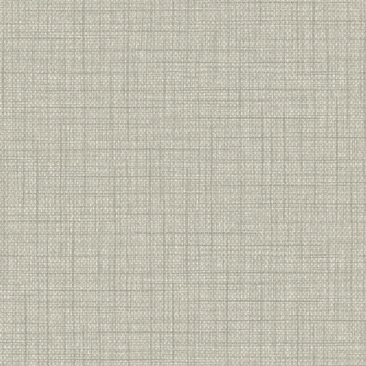 Seabrook Designs Texture Gallery Woven Raffia Faux Grasscloth Contemporary Grey Metallic - BV30308