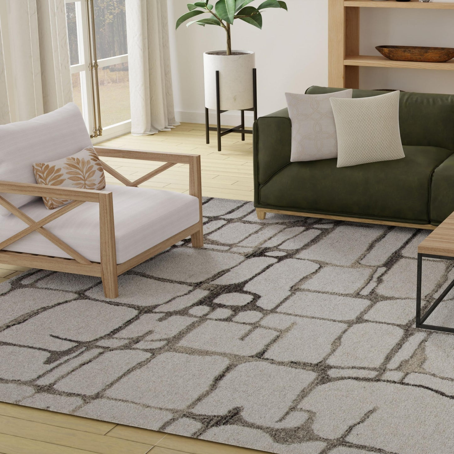 RIZZY HOME RUGS Bixby Contemporary 8' x 10' - BXBBX09IV00377999