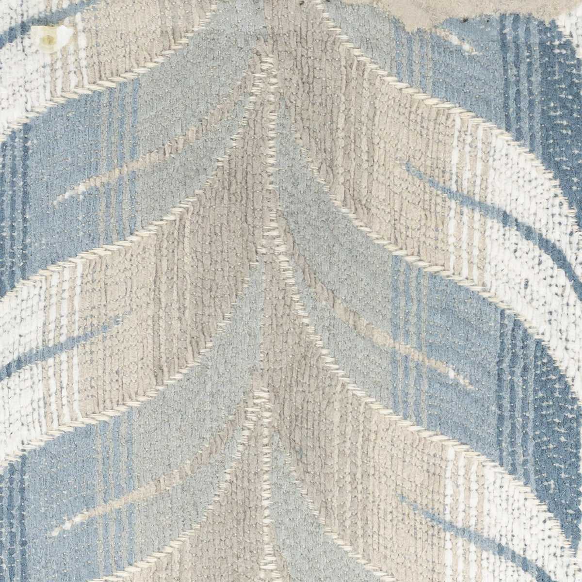 STOUT TEXTILES UPHOLSTERY,CHENILLE TRANSITIONAL,, GEOMETRIC BLUE - CAHO-1
