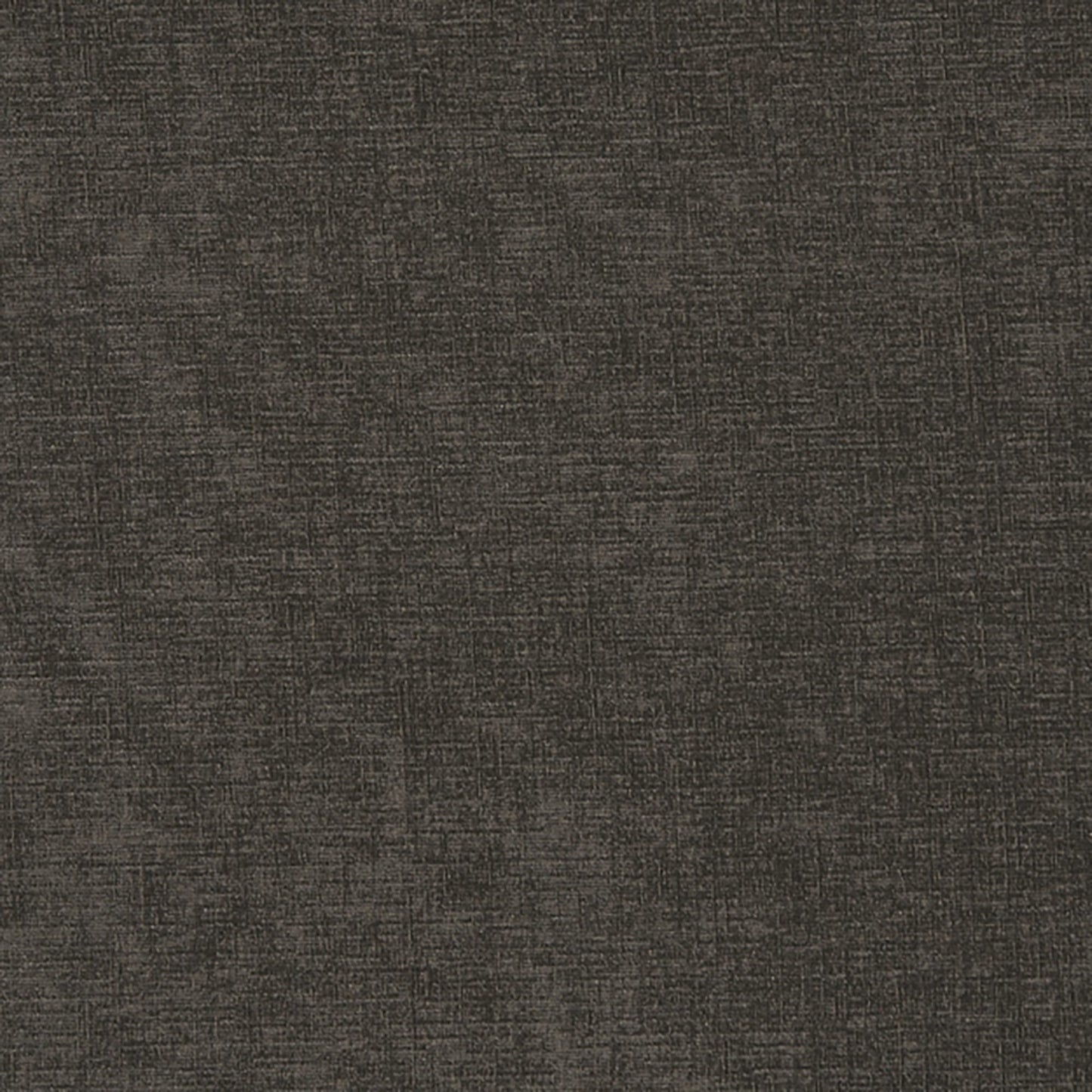 Dark brown chenille upholstery fabric swatch with a subtle textured weave.