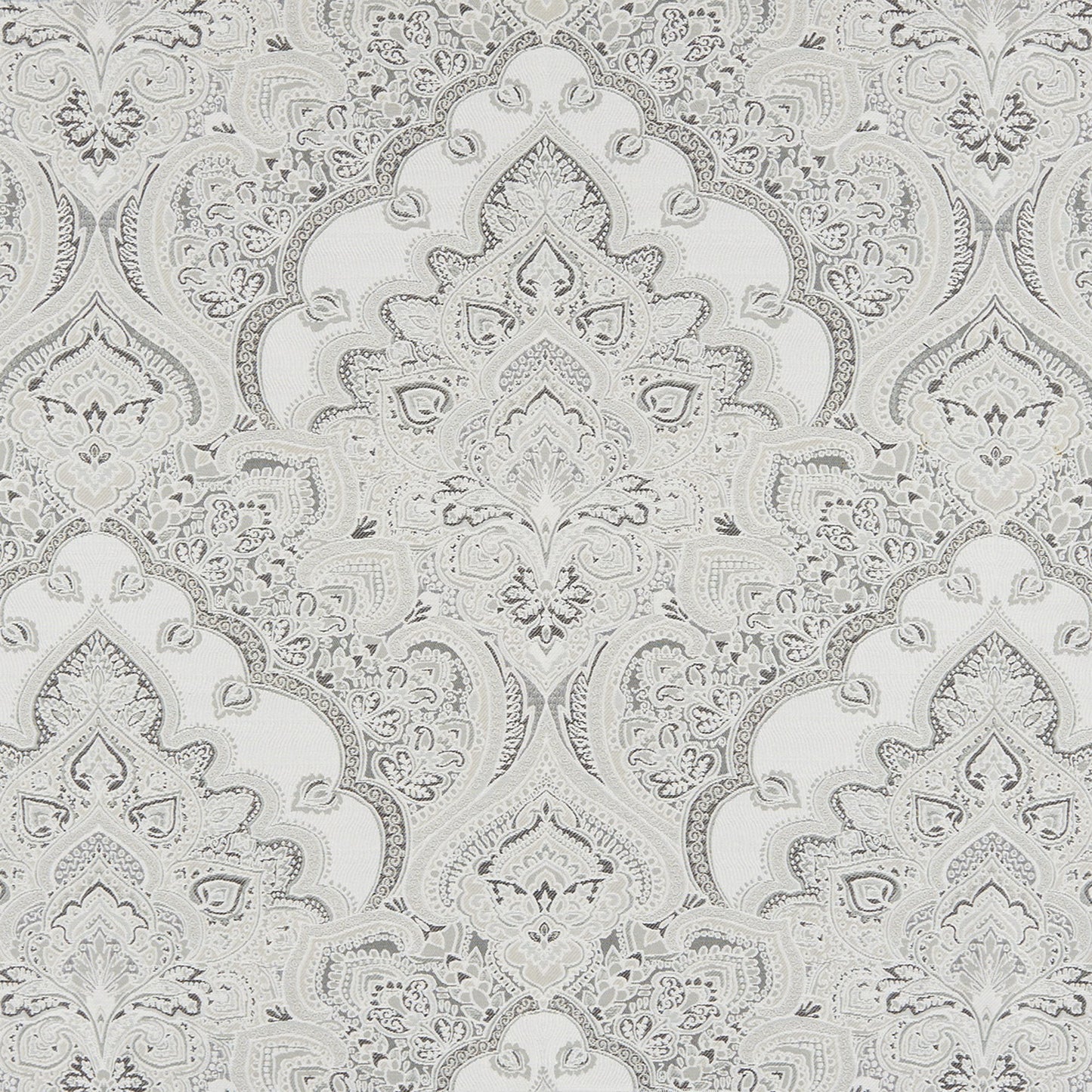 JF Fabrics Crypton Home CAMEO 93 Fabric Traditional,Transitional,Contemporary Grey,Silver Damask,Jacquard,Texture - 5908293 J7151