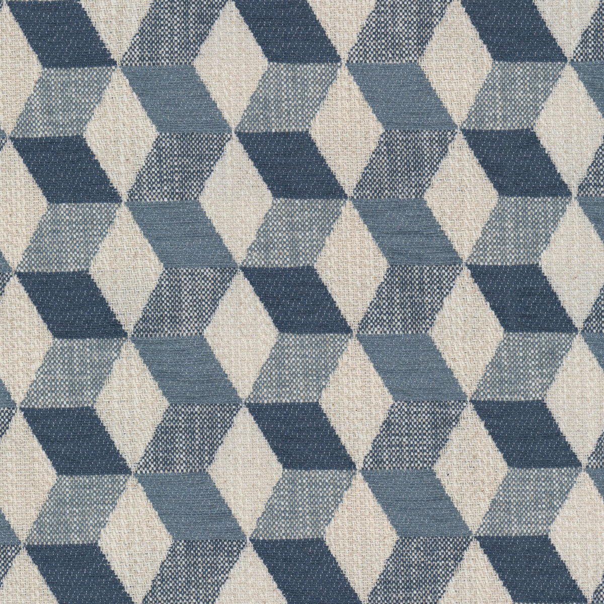 STOUT TEXTILES UPHOLSTERY,WOVENS TRANSITIONAL,, GEOMETRIC DENIM - CAND-1