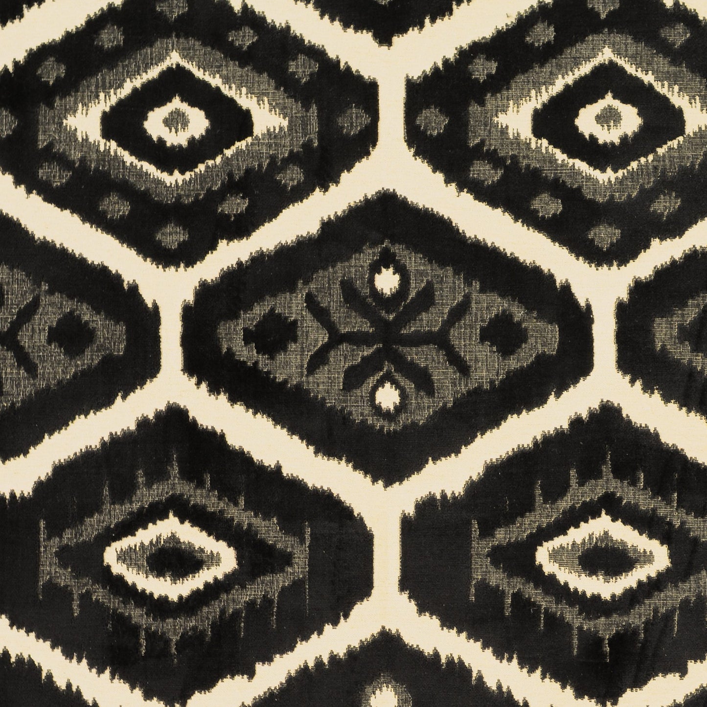 JF Fabrics JF Studio CAPTIVATE 98 Fabric Transitional,Contemporary,Diamond,Geometric Black,Creme,Beige Jacquard,Texture,Velvet - 5500998 SJ101