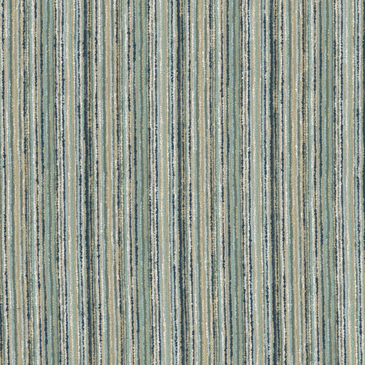 STOUT TEXTILES UPHOLSTERY,CHENILLE TRADITIONAL, STRIPE PEACOCK - CARE-1