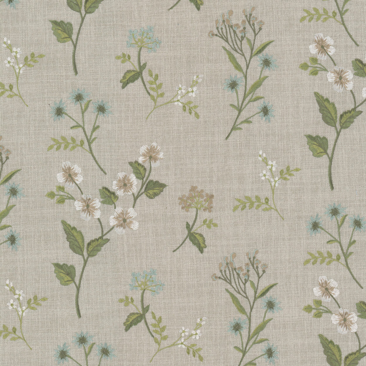 STOUT TEXTILES MULTIPURPOSE,EMBROIDERIES TRADITIONAL, FLORAL BASIL - CERE-1