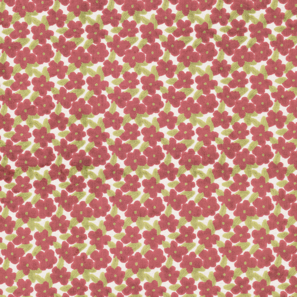 STOUT TEXTILES UPHOLSTERY,VELVET TRADITIONAL, FLORAL BEET - CHEL-3