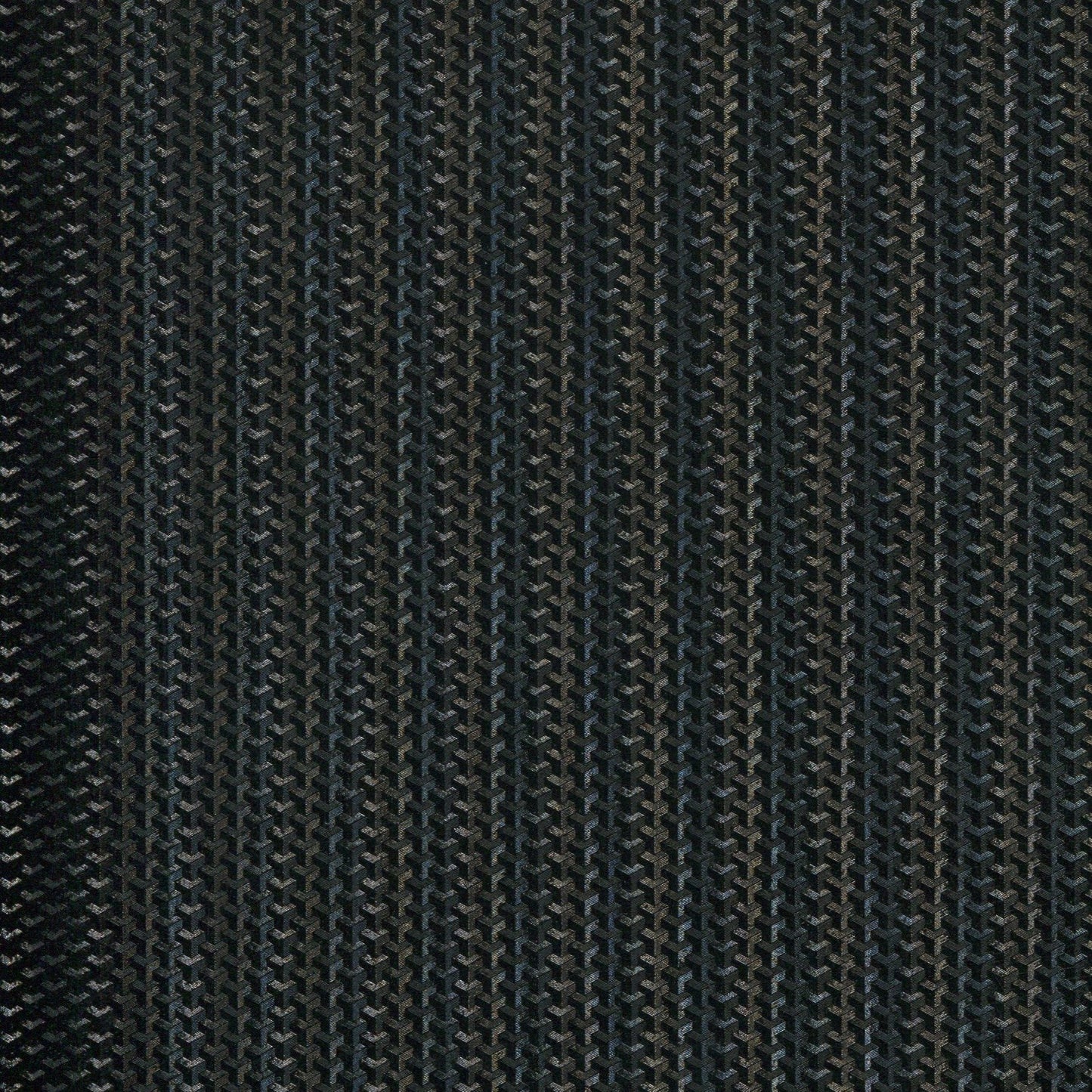 CHM-221 Black fabric swatch: square, matte black with a smooth surface, minimalist modern design.