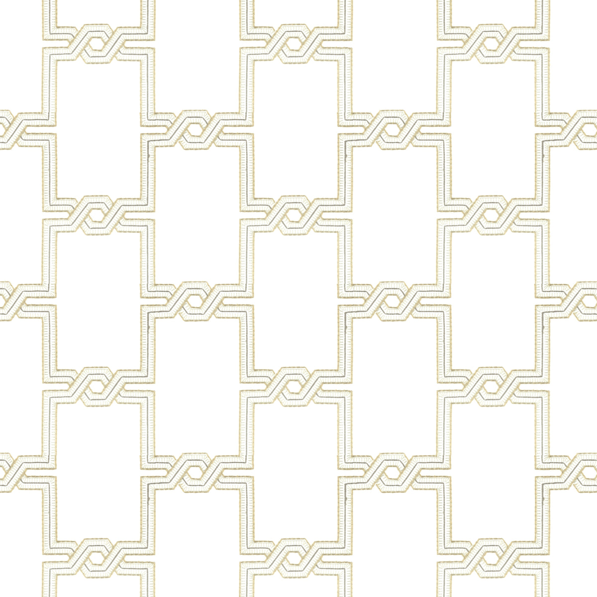 STOUT TEXTILES MULTIPURPOSE,EMBROIDERIES TRANSITIONAL,, GEOMETRIC STRAW - CIMA-3