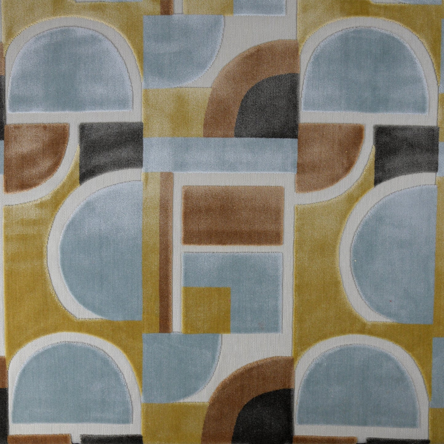 NICHOLASJOHN INC Kircal-Blue Geometric Fabric - NJ26-3882