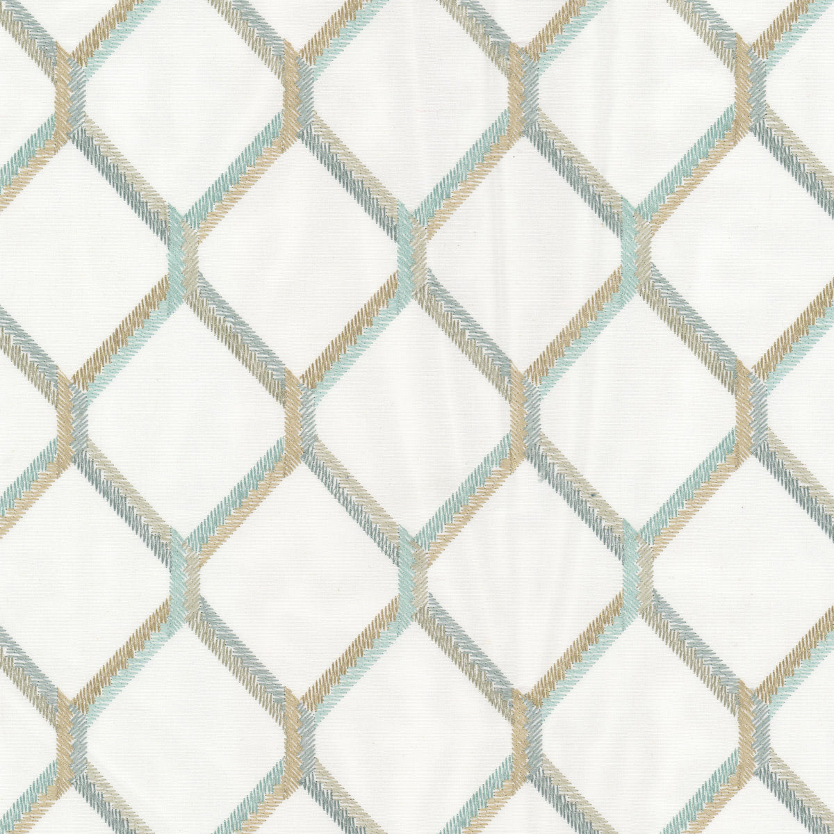 STOUT TEXTILES MULTIPURPOSE,EMBROIDERIES TRADITIONAL, GEOMETRIC VAPOR - CLEV-2