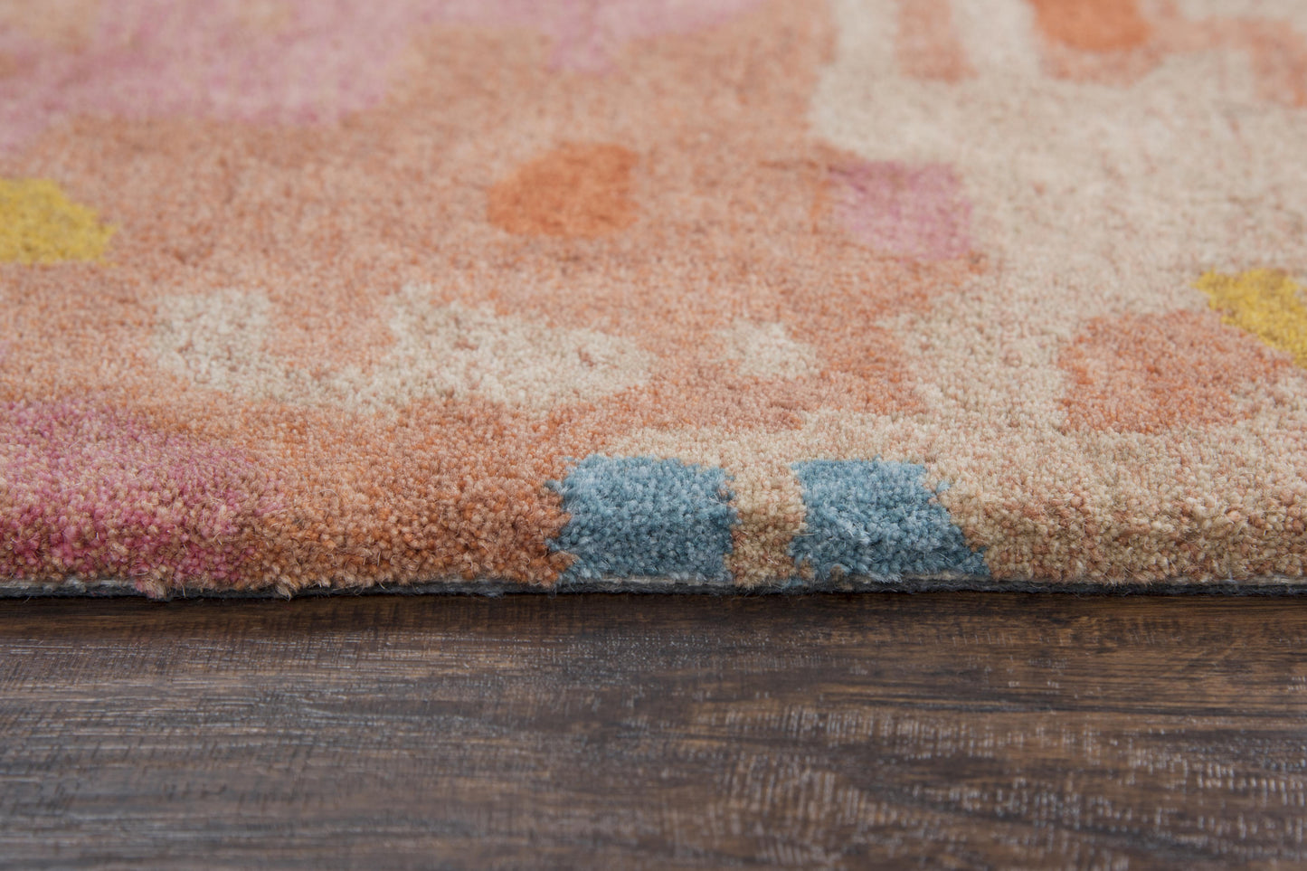 Connie Post rug, Mid-Century Modern, 5' x 8'.