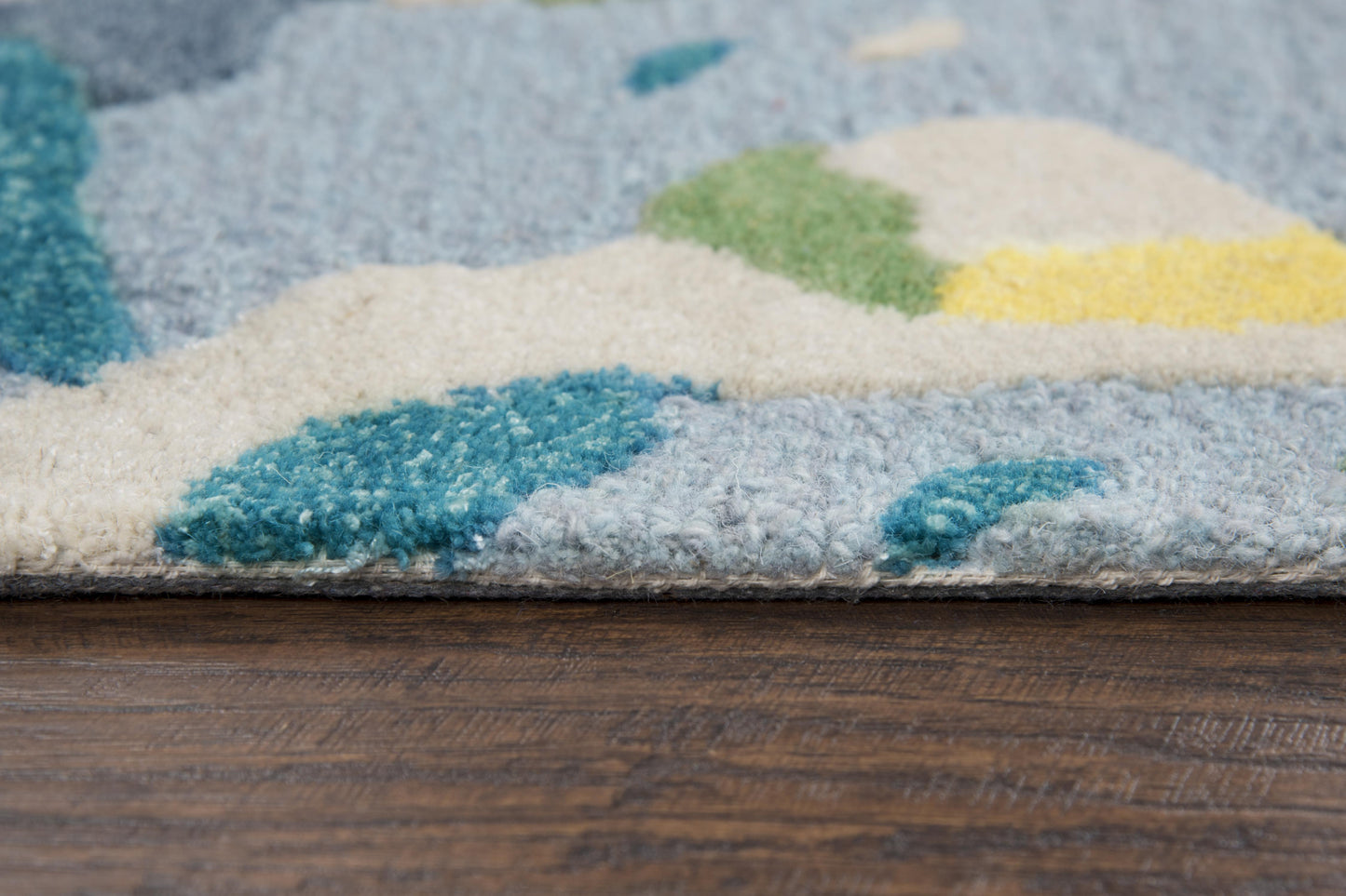 Connie Post rug, mid-century modern, 8' x 10'.
