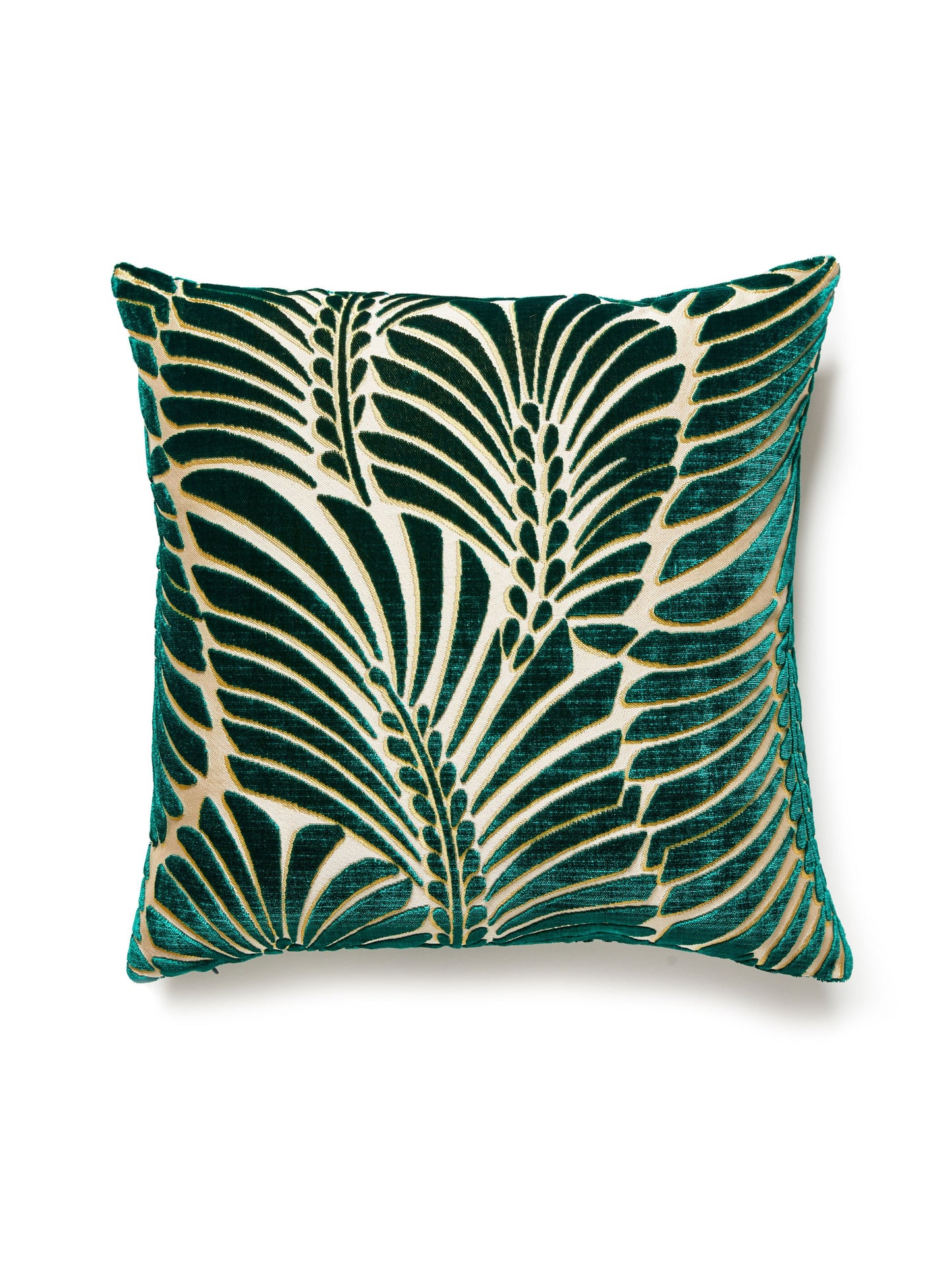 SCALAMANDRE PILLOWS BOTANICAL / FOLIAGE SQUARE - CN 0001SDDK1523 NEW SKU # CNSDDK15230001