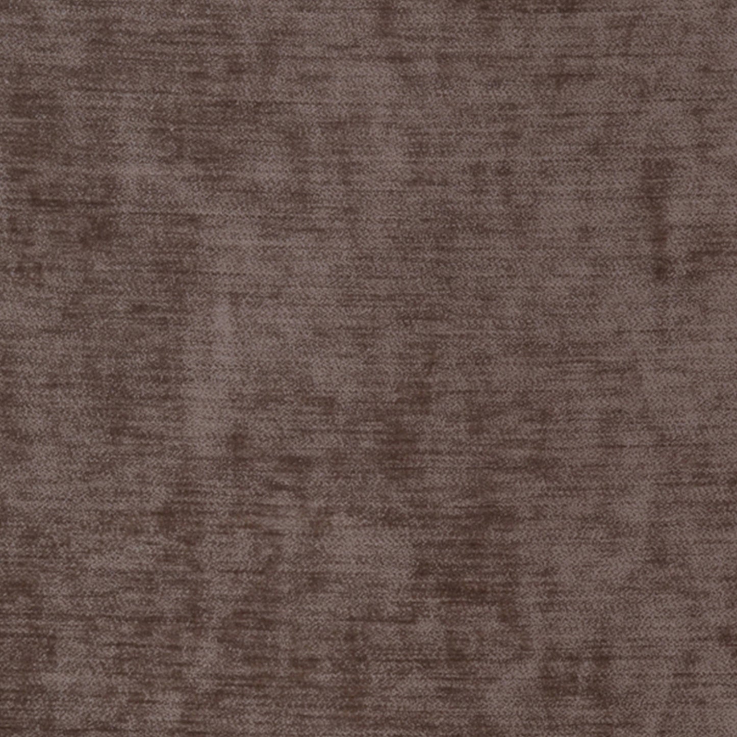 Brown chenille fabric swatch with soft nap and subtle texture.