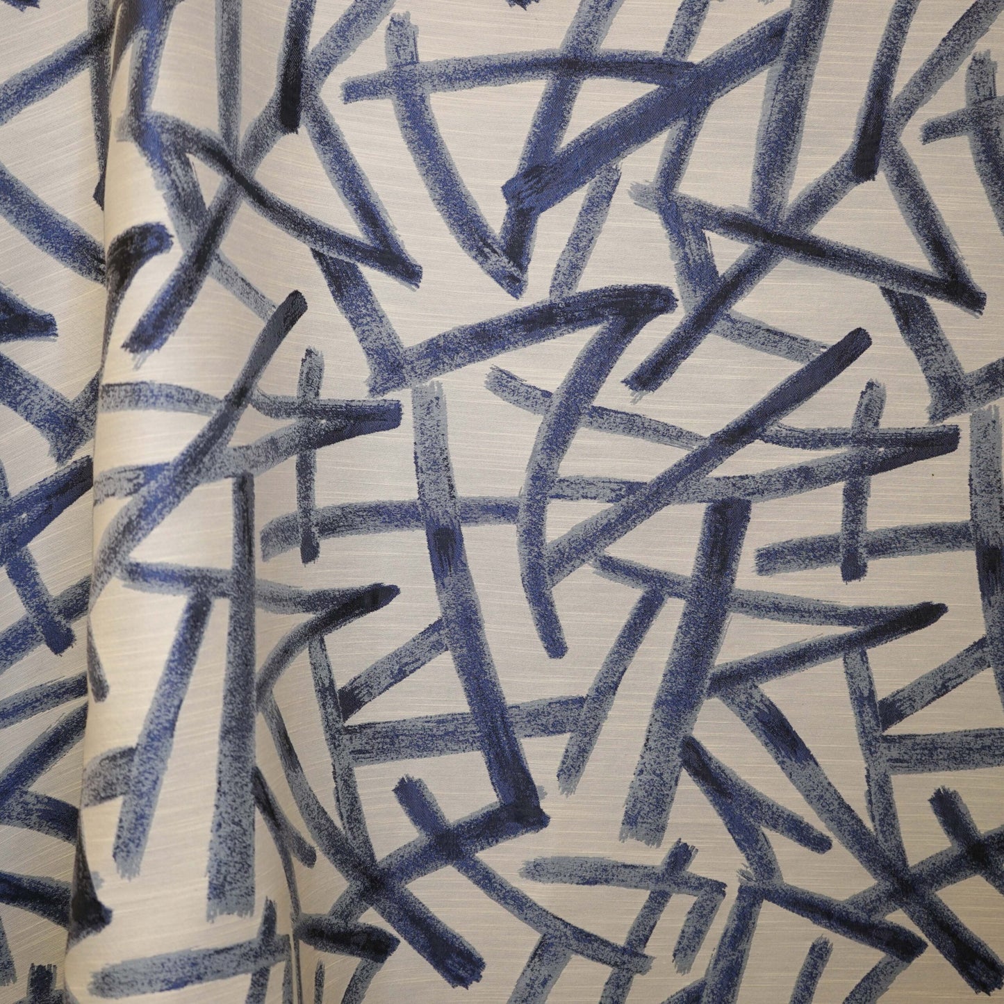 JF Fabrics JF Studio CONTRA 67 Fabric Abstract, contemporary Blue Woven - 9003867 SJ102