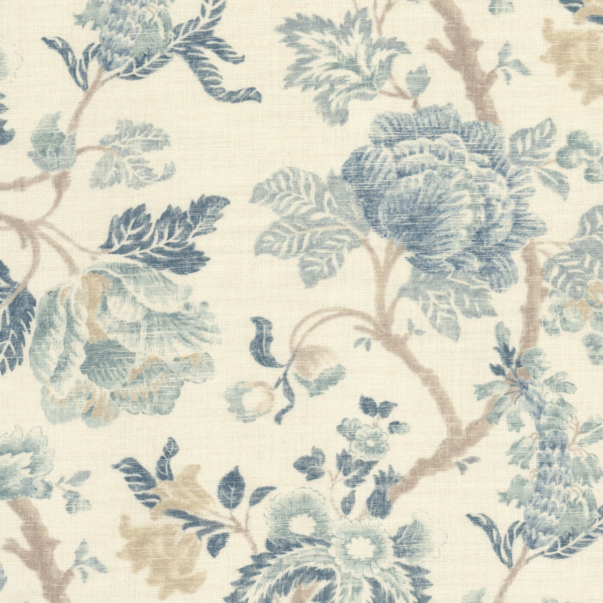 STOUT TEXTILES MULTIPURPOSE,PRINT TRADITIONAL, FLORAL SHORELINE - CONW-1