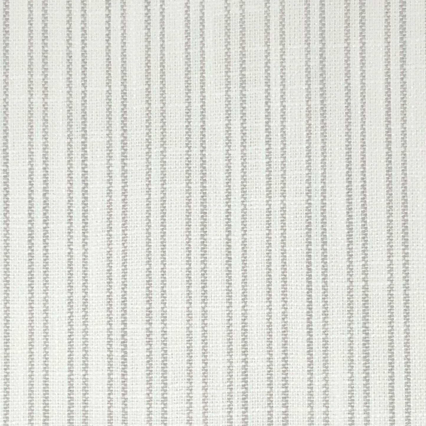 JF Fabrics Bella Dura Home COTTAGE 91 Fabric Stripe White, Grey Linen Texture, Outdoor - 9057891 J9411