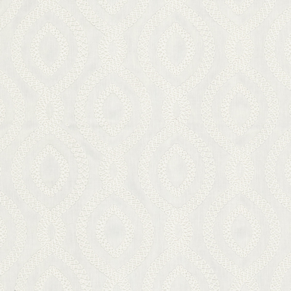 STOUT TEXTILES MULTIPURPOSE,EMBROIDERIES TRADITIONAL, OGEE CHALK - CREW-2