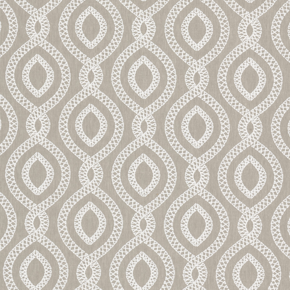 STOUT TEXTILES MULTIPURPOSE,EMBROIDERIES TRADITIONAL, OGEE DRIFTWOOD - CREW-4