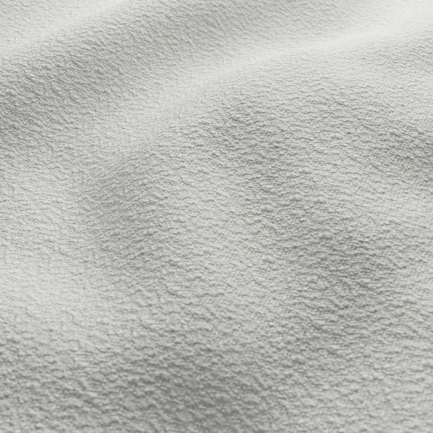 JF Fabrics FibreGuard Outdoor CRUISE 90 Fabric Texture, Plain White, Cream Outdoor, Boucle - 9845090 J9651