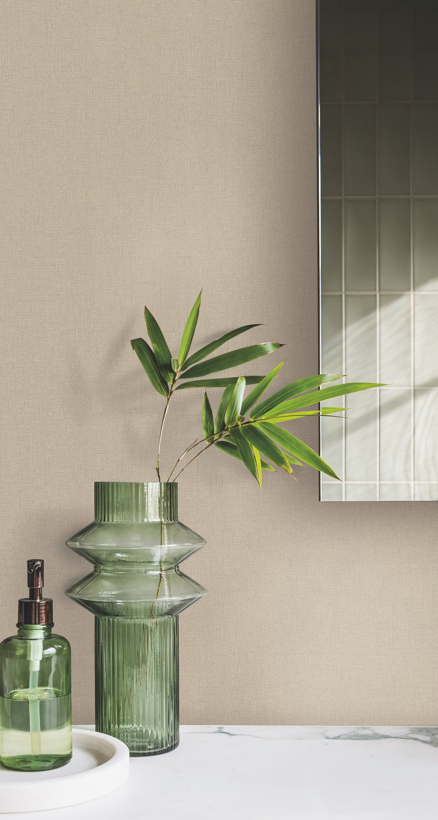 York Wallcoverings Artisan Digest Gypsy Weave Light Brown Wallpaper Weaves Browns - DA3584N