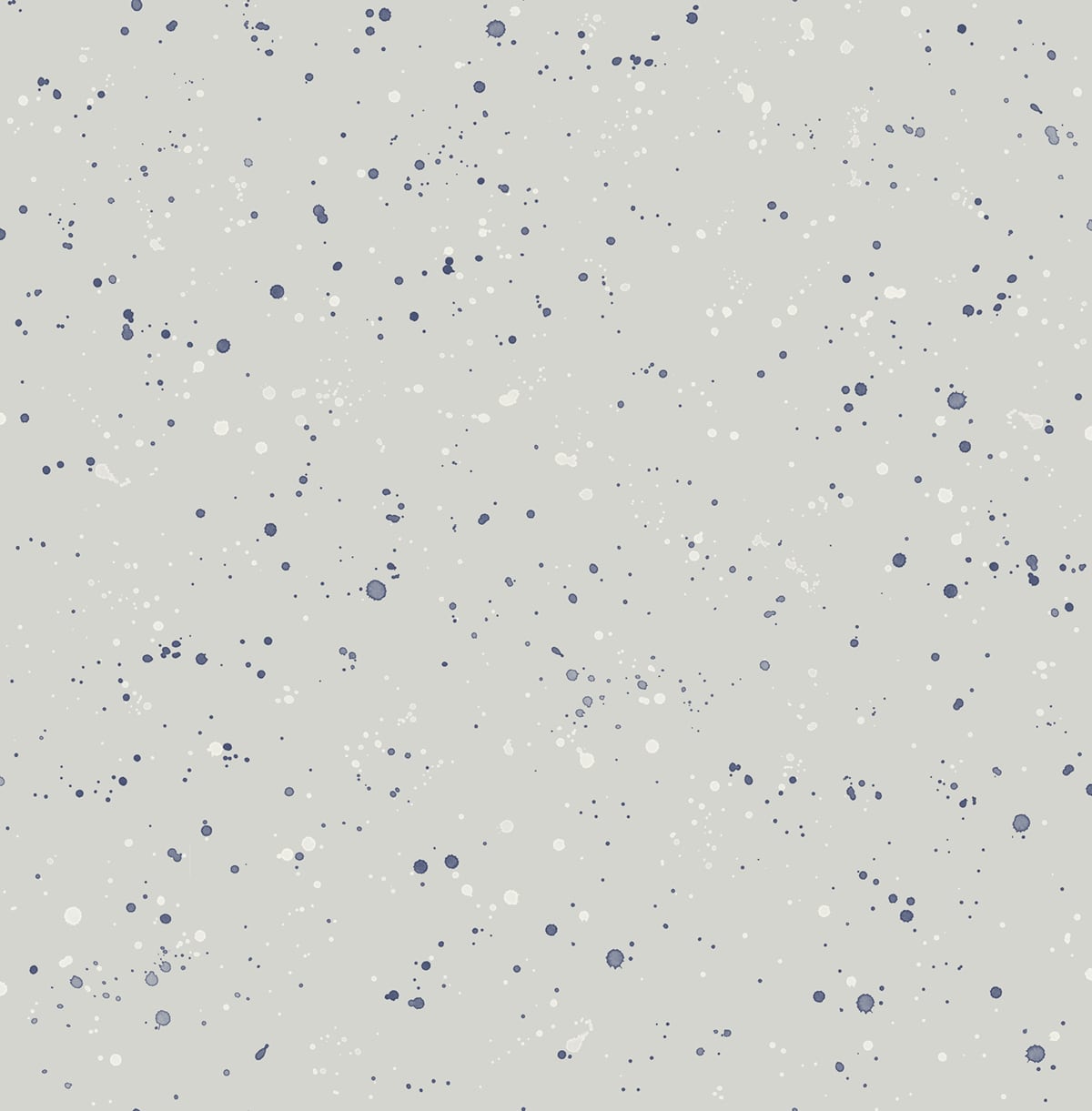 Seabrook Designs Paint Splatter Kids & Nursery Contemporary Gray , Midnight Blue - DA60800