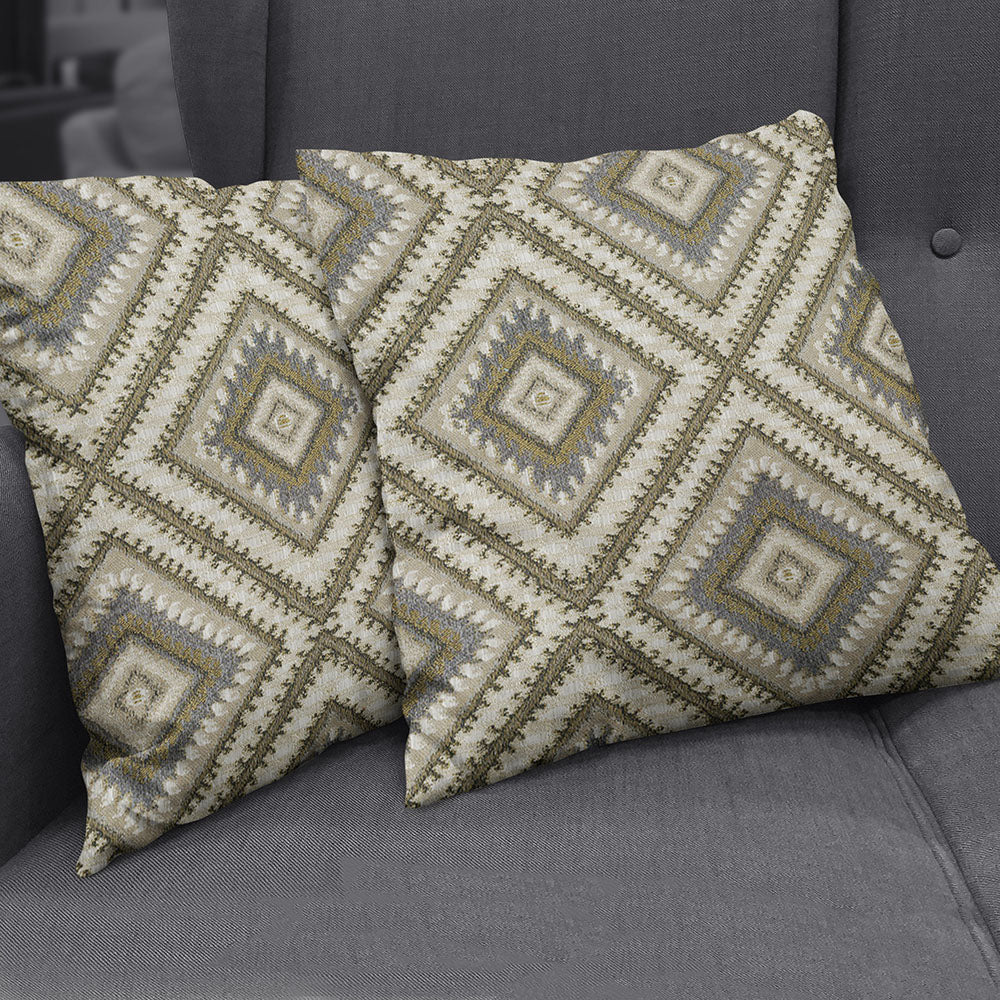 NICHOLASJOHN INC NJ-HELTON Nickel Geometric Fabric - NJ25-768