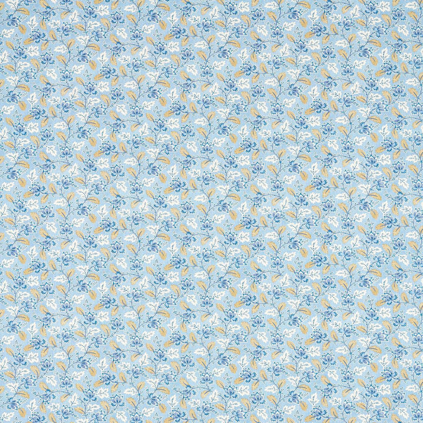 SANDERSON Dallimore Fabric Contemporary, Floral Indigo,Multi - DARB227095