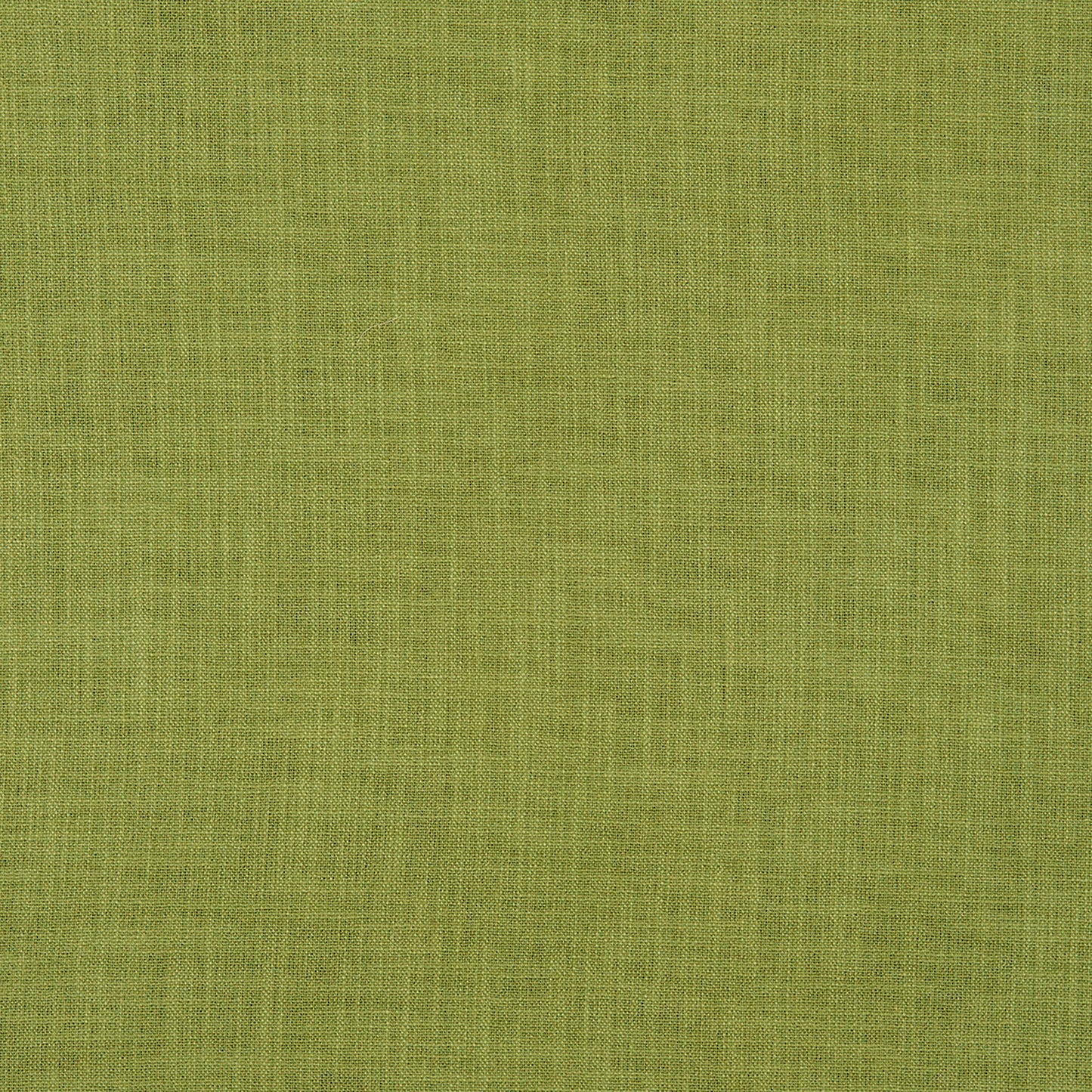 Olive green linen fabric close-up with visible weave; natural, versatile textile for upholstery or apparel.